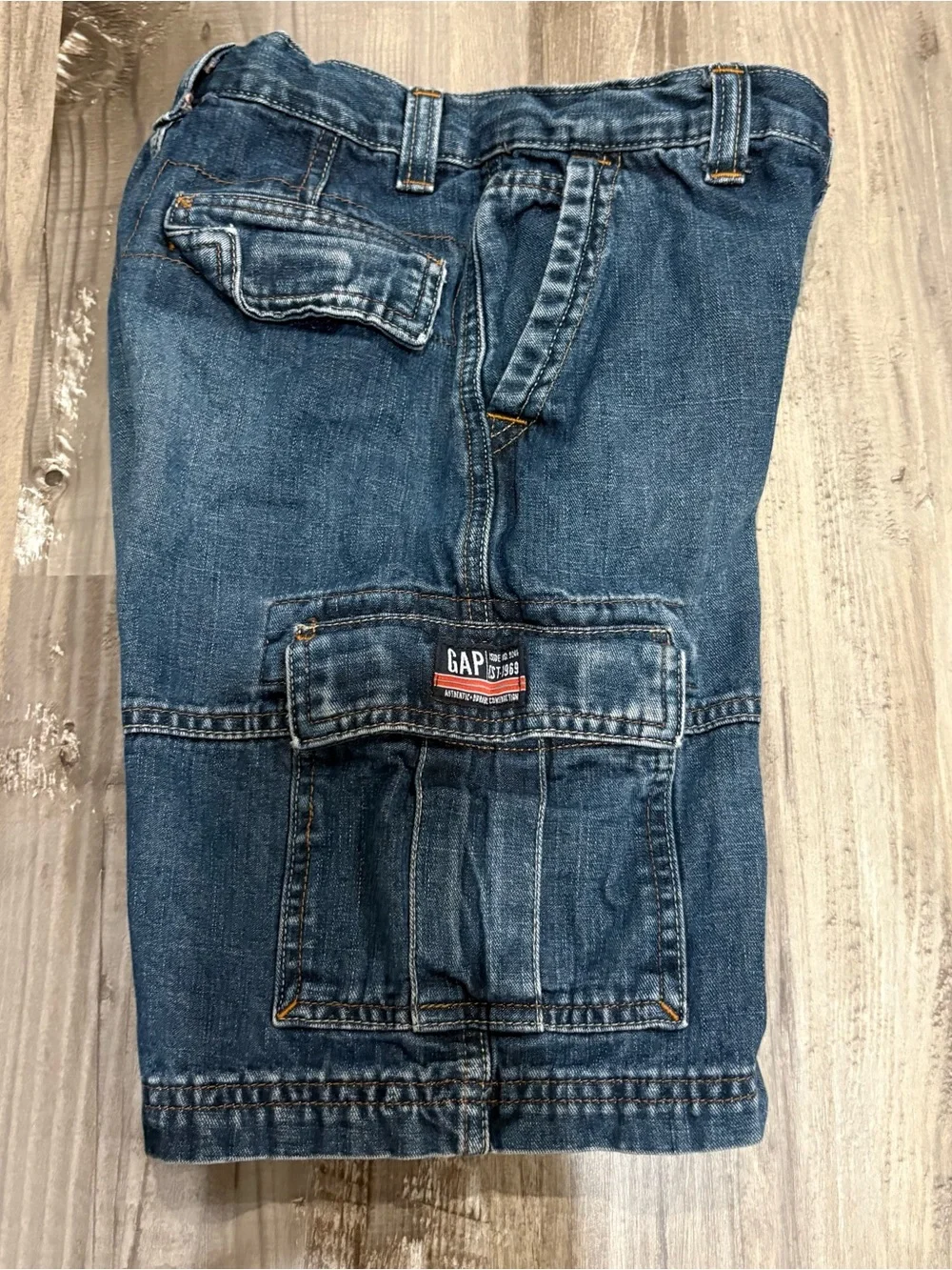 GAP Boys Cargo Jean Shorts “Jorts” SZ 7